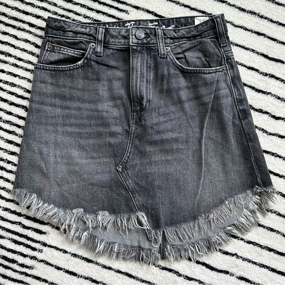 FREE PEOPLE Bailey denim skirt - Picture 2 of 10
